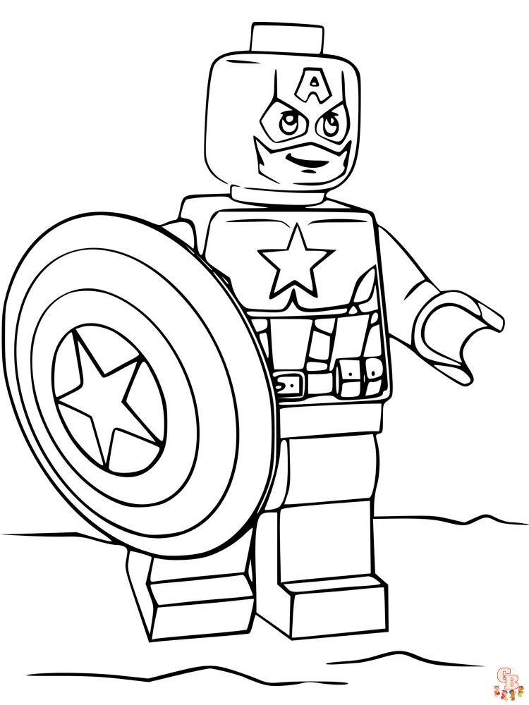Ausmalbilder Lego Avengers 18