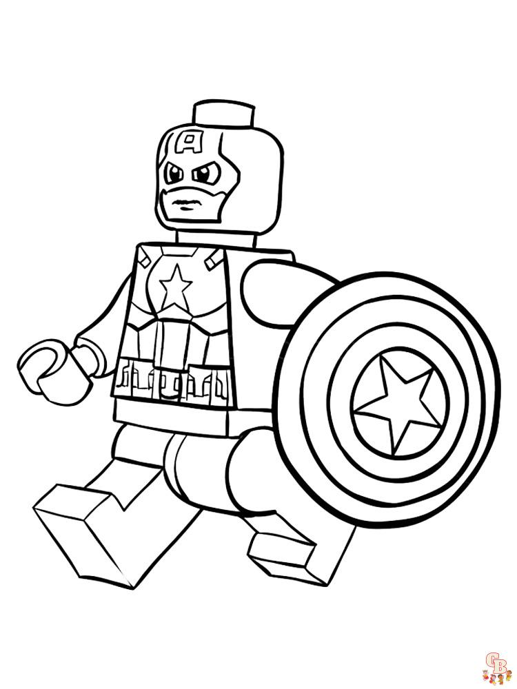 Ausmalbilder Lego Avengers 9