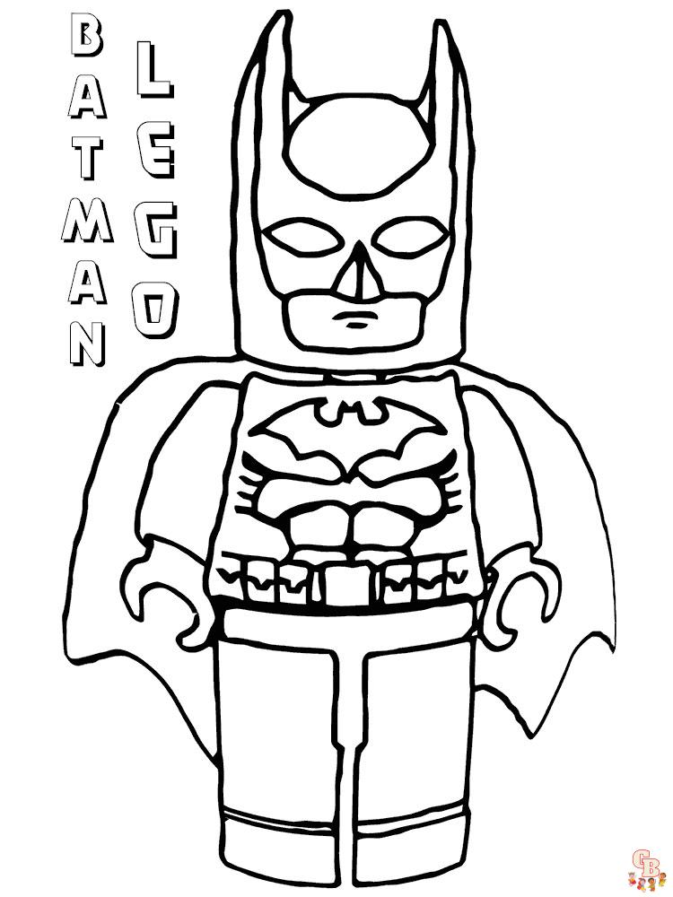 Ausmalbilder Lego Bat Man 1