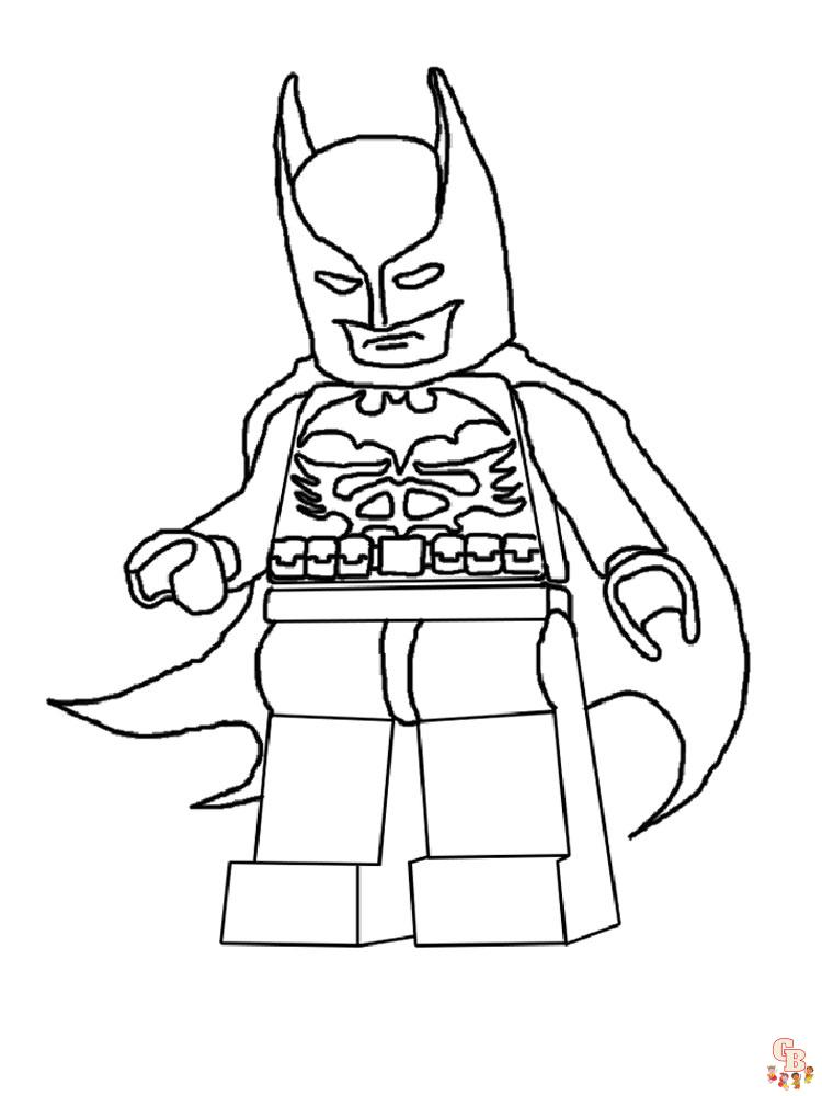 Ausmalbilder Lego Bat Man 10