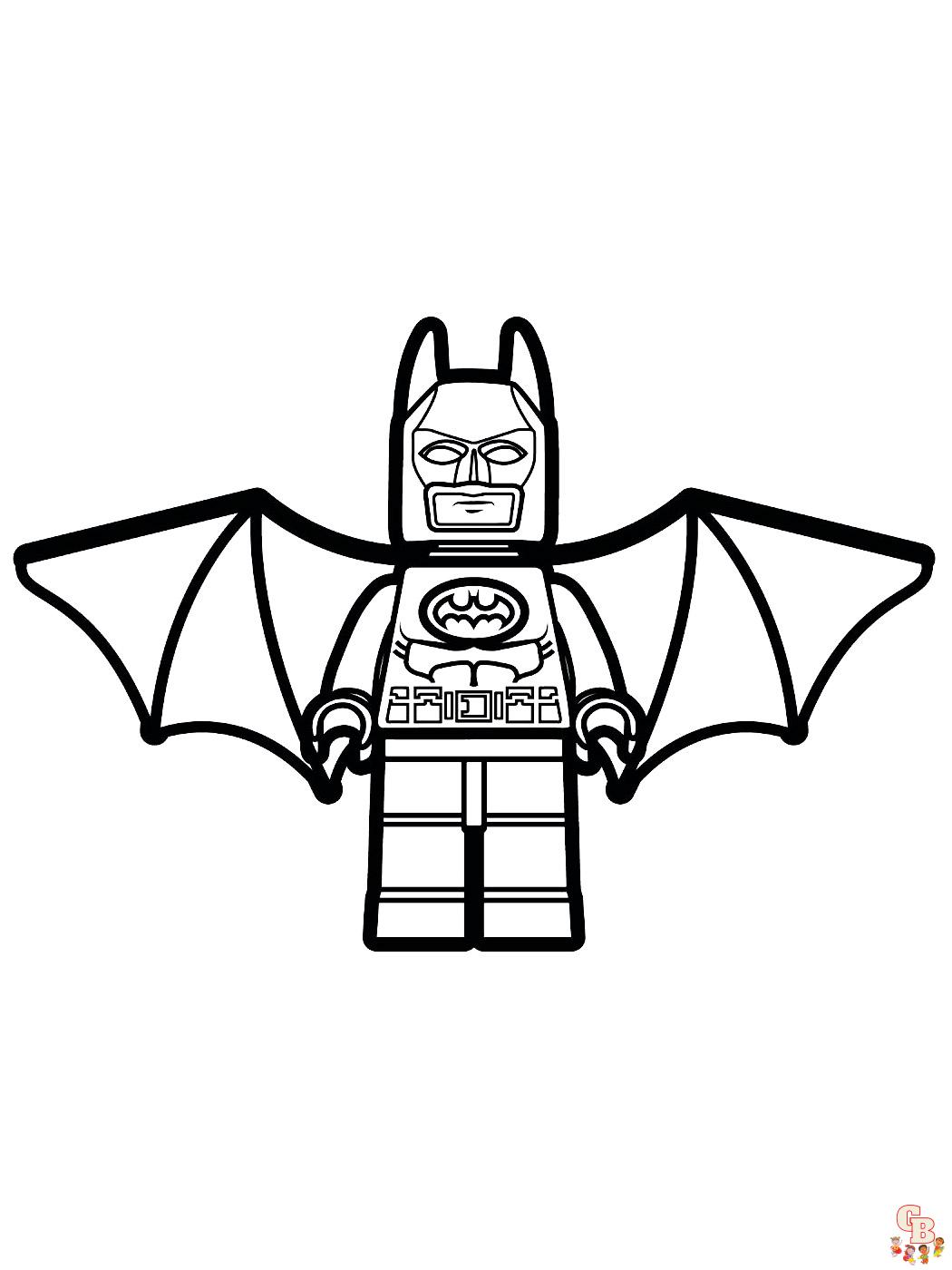 Ausmalbilder Lego Bat Man 11