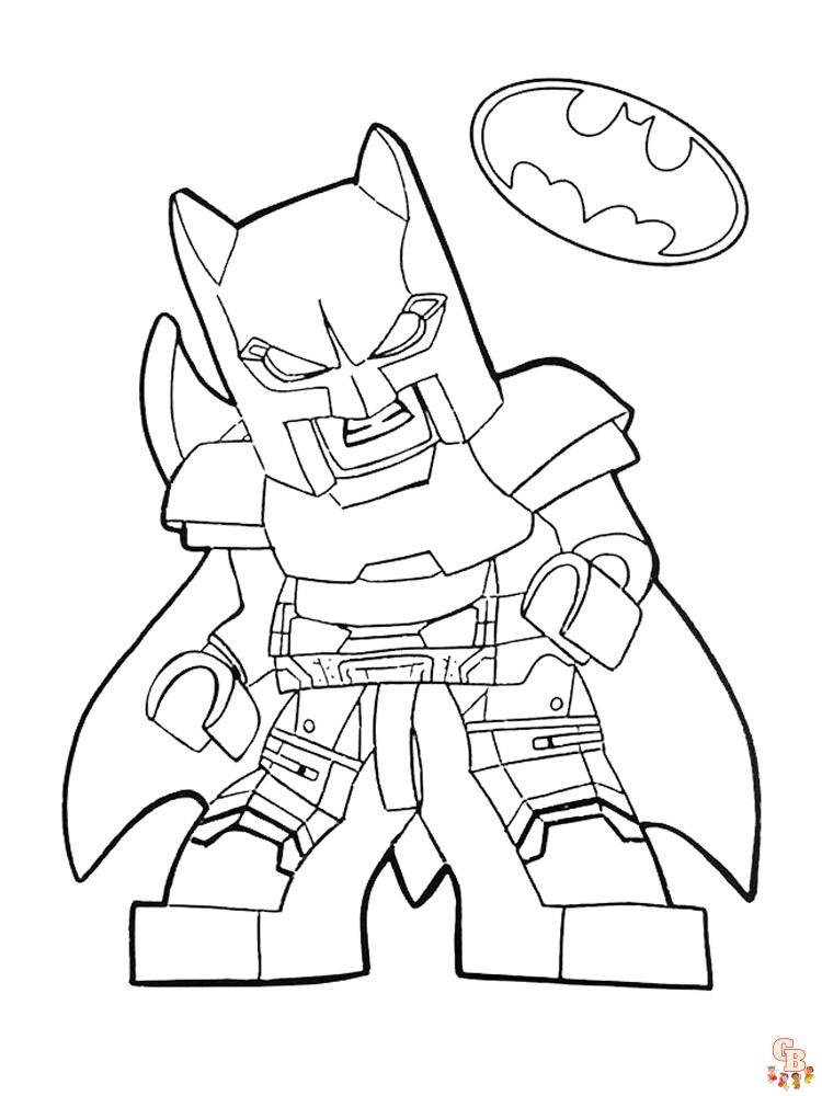 Ausmalbilder Lego Bat Man 12