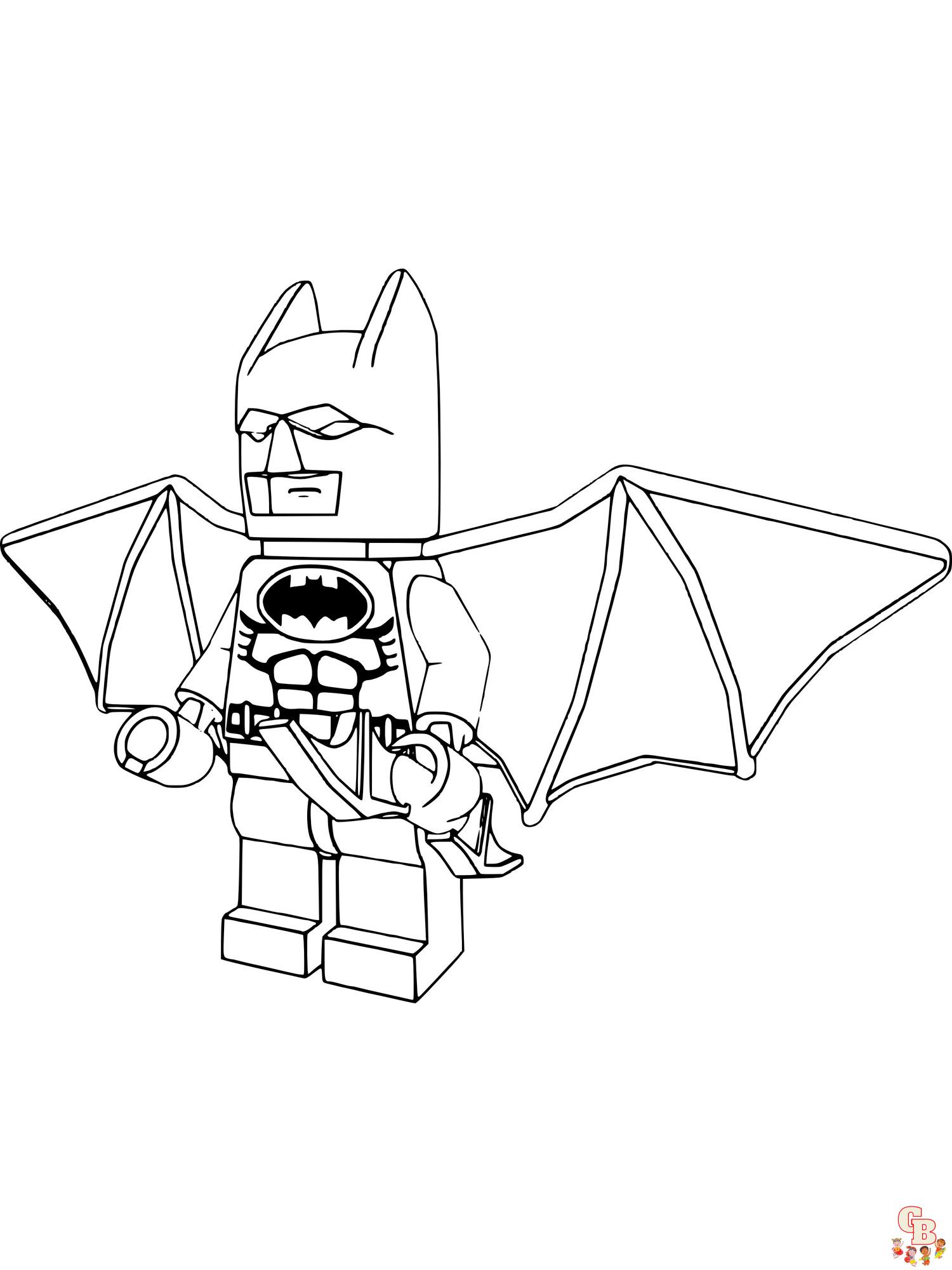 Ausmalbilder Lego Bat Man 13
