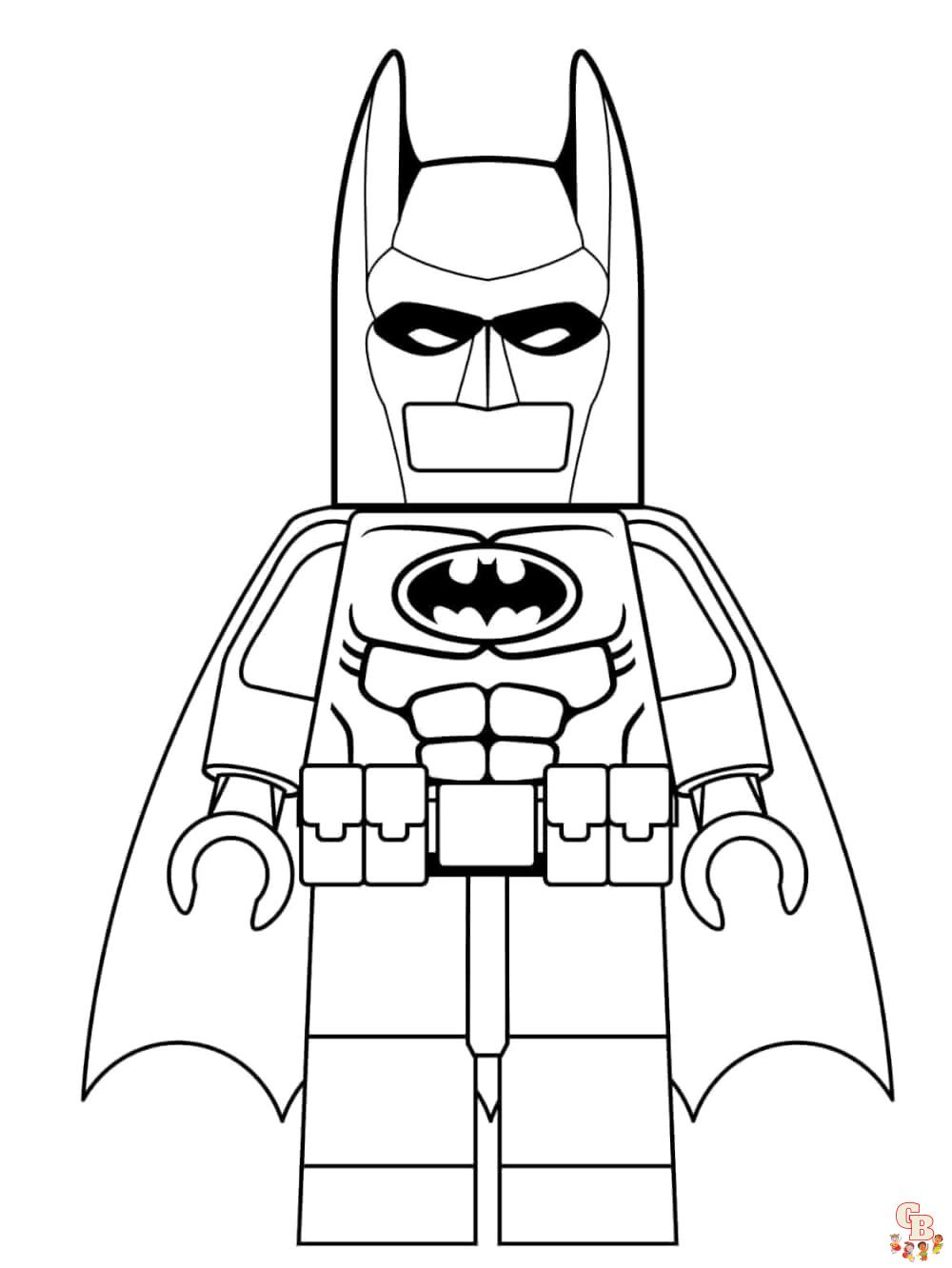 Ausmalbilder Lego Bat Man 15