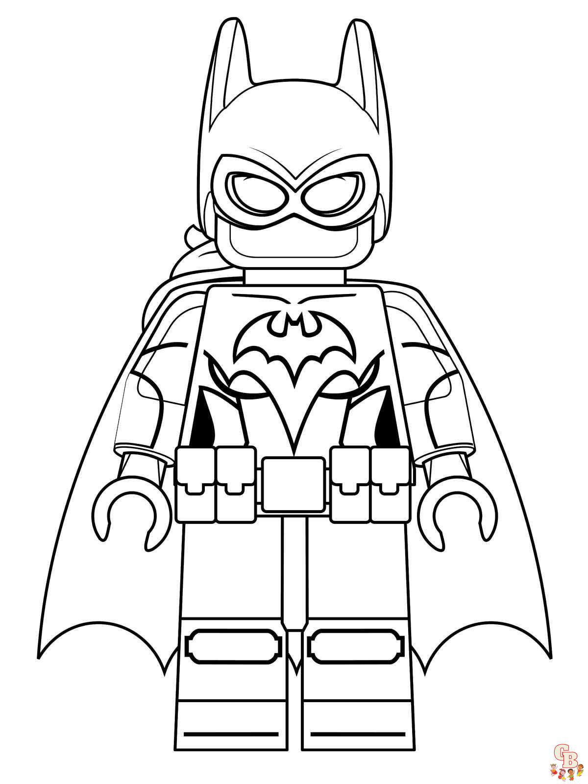Ausmalbilder Lego Bat Man 16