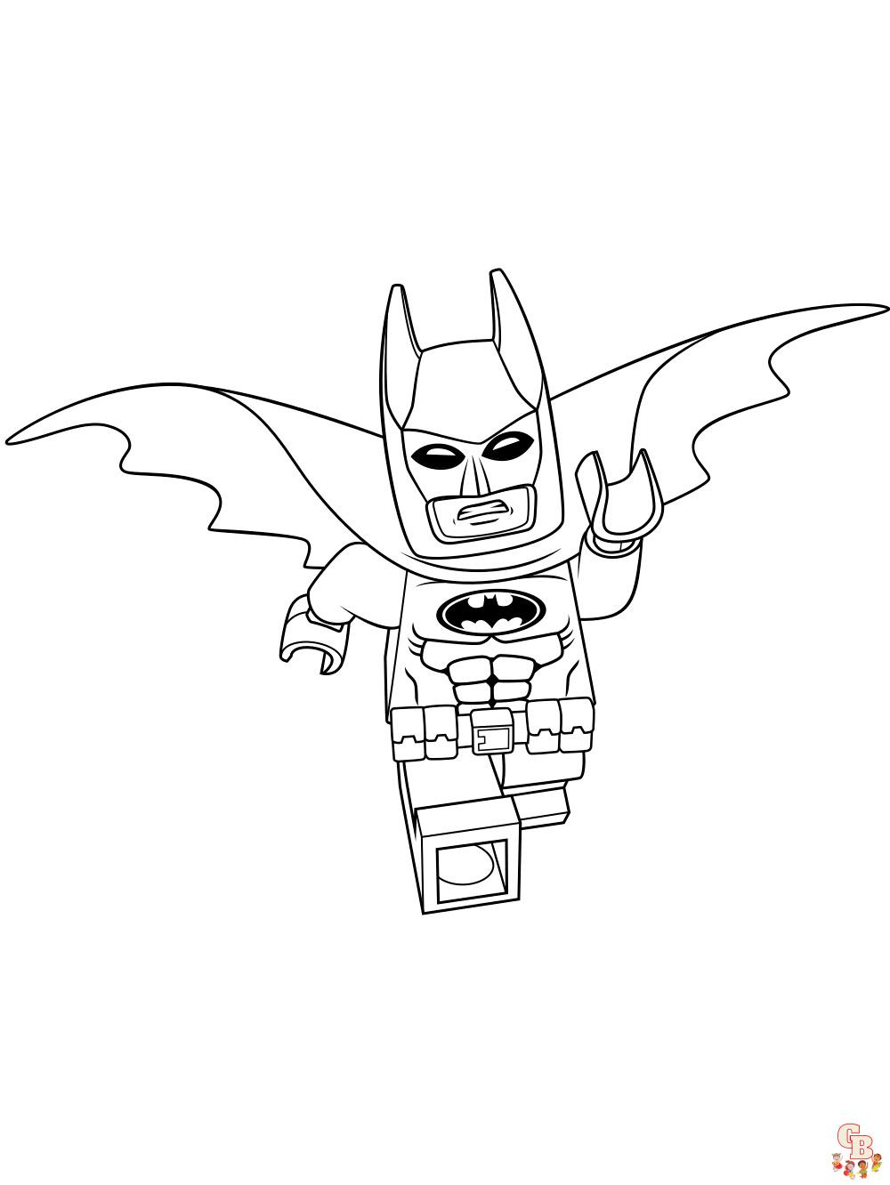 Ausmalbilder Lego Bat Man 17