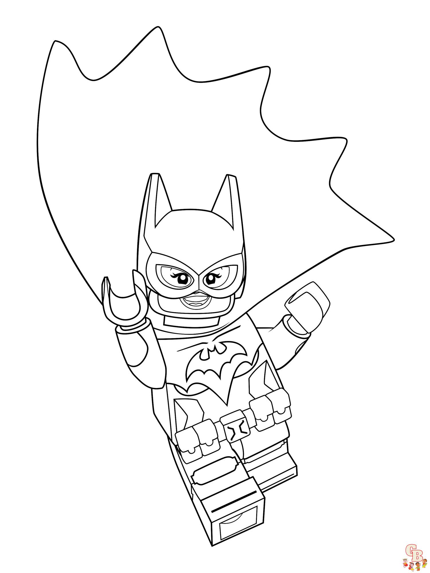 Ausmalbilder Lego Bat Man 18