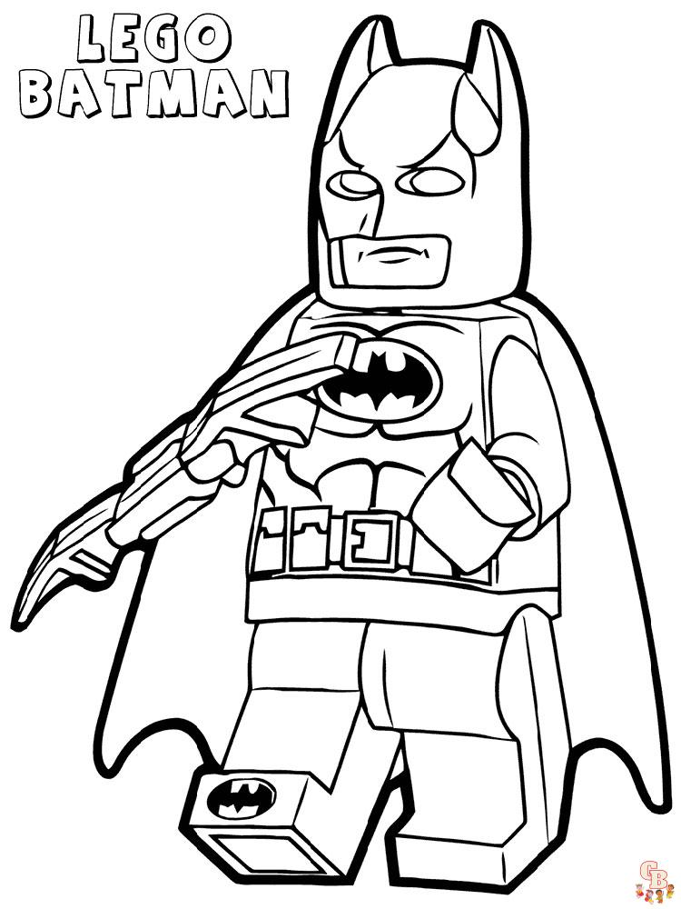 Ausmalbilder Lego Bat Man 2