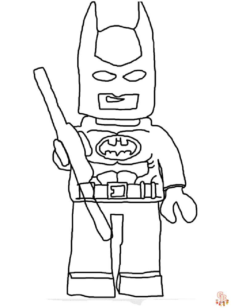 Ausmalbilder Lego Bat Man 6