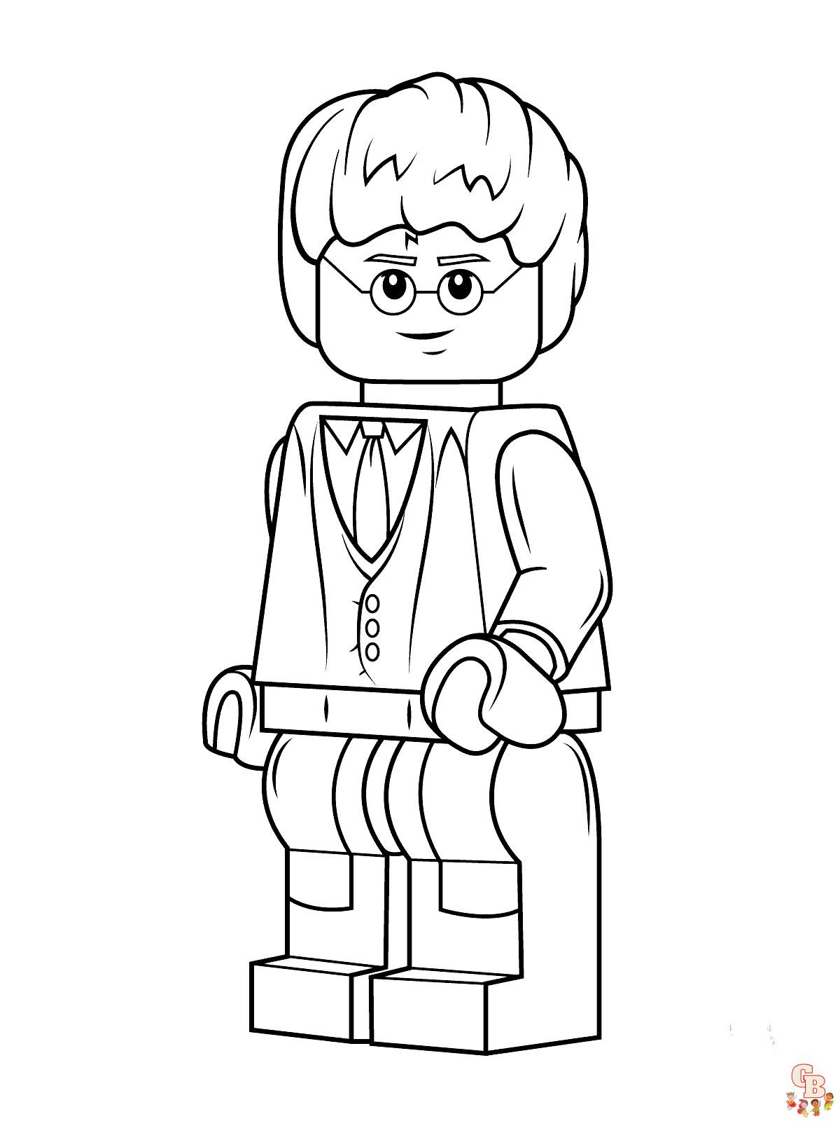 Ausmalbilder Lego Harry Potter 14
