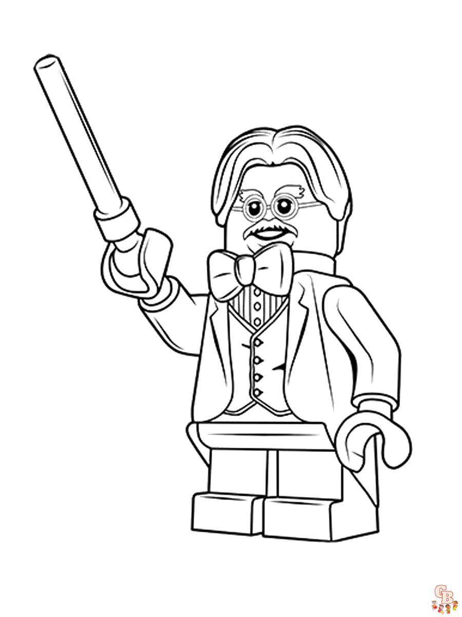 Ausmalbilder Lego Harry Potter 3