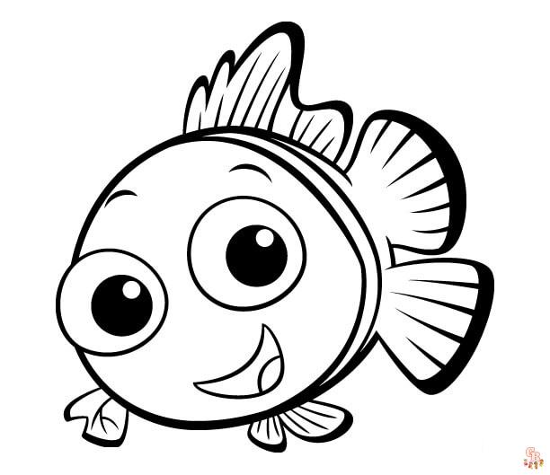 Ausmalbilder Nemo 3