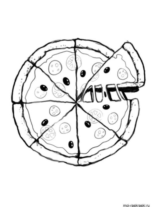 Ausmalbilder Pizza: A Fun and Delicious Way to Learn to Draw!