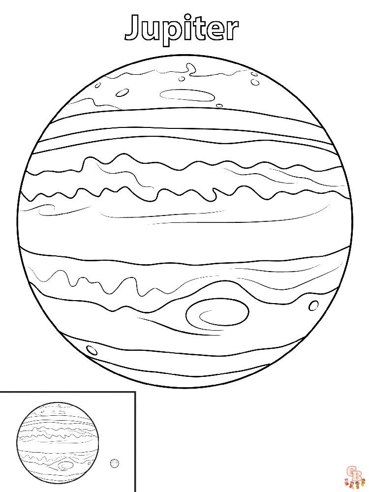 Ausmalbilder Planeten 6