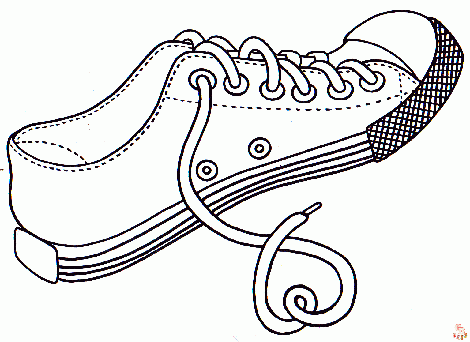 Ausmalbilder Schuh 1