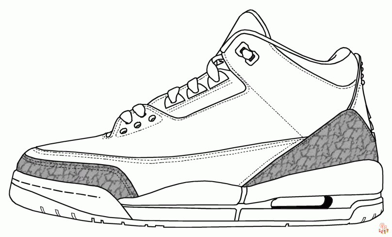 Ausmalbilder Schuh 2