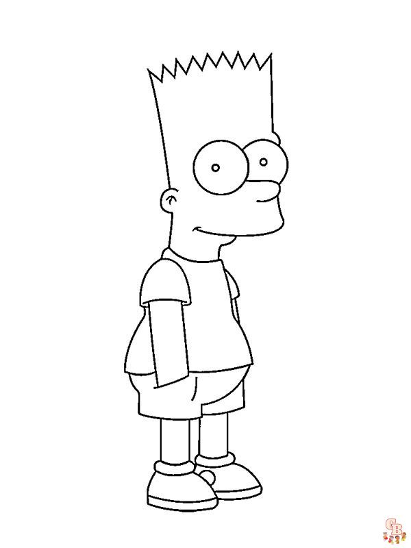 Ausmalbilder Simpsons 7