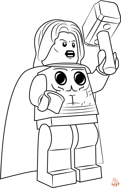 Lego Thor Ausmalbilder 1