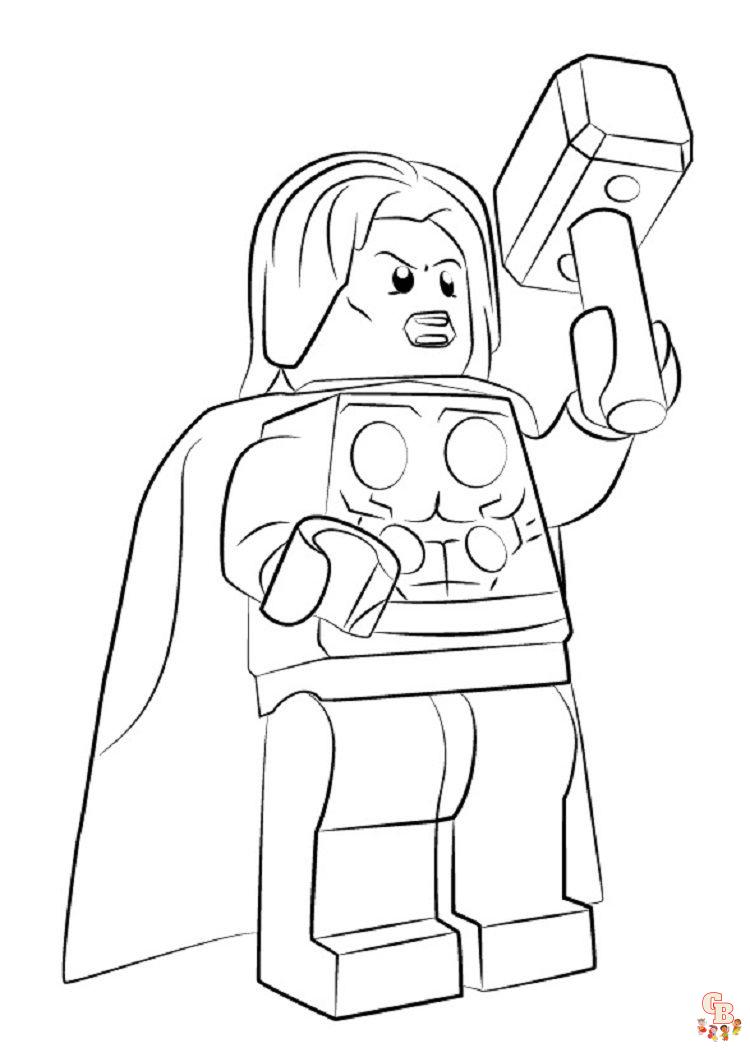 Lego Thor Ausmalbilder 2
