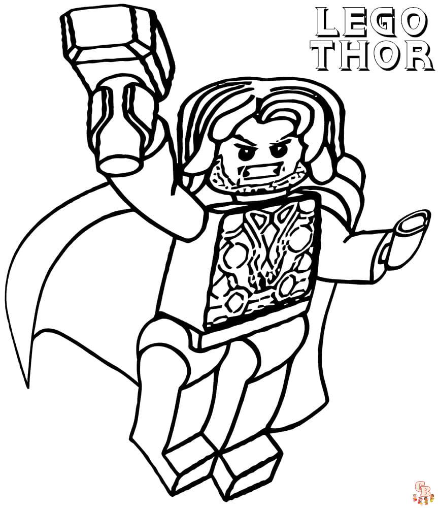 Lego Thor Ausmalbilder 3