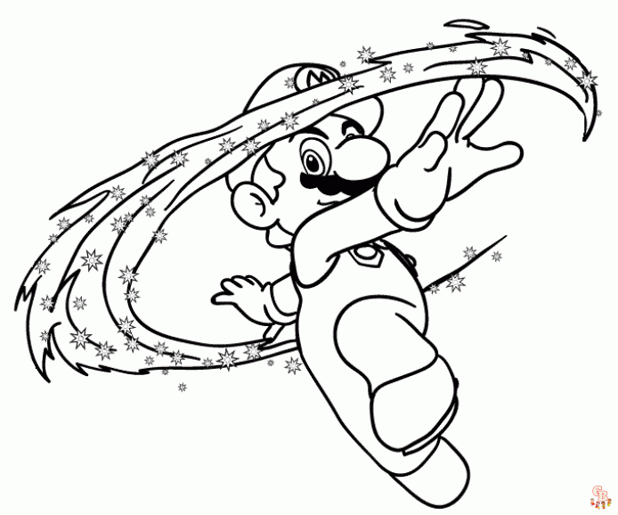 Super Mario Odyssey Ausmalbilder 1