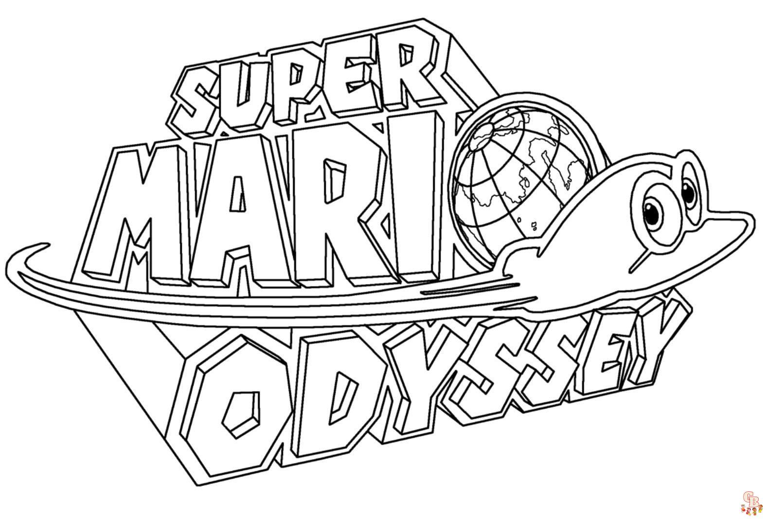Super Mario Odyssey Ausmalbilder 4