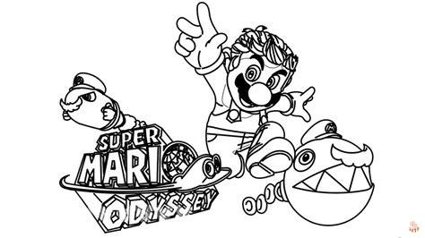 Super Mario Odyssey Ausmalbilder 6