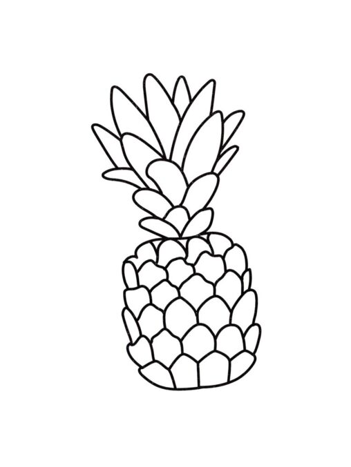 Ausmalbilder Ananas: Bring the Sunshine into Your Coloring World!