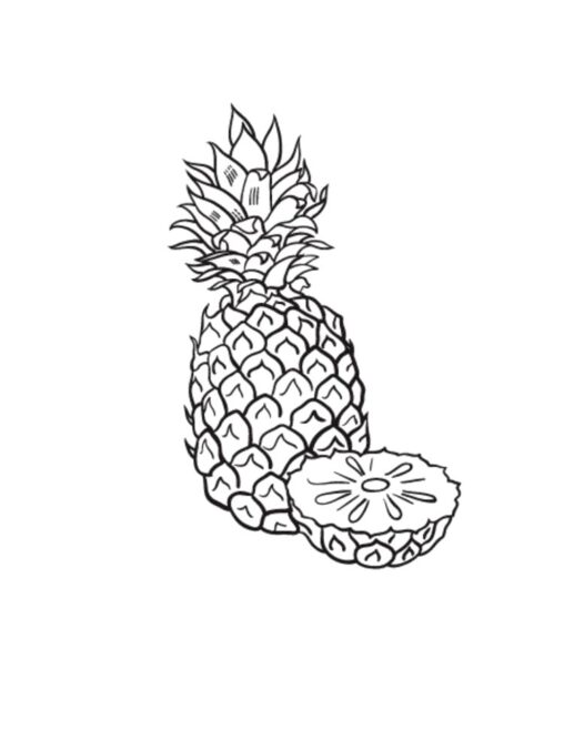 Ausmalbilder Ananas: Bring the Sunshine into Your Coloring World!