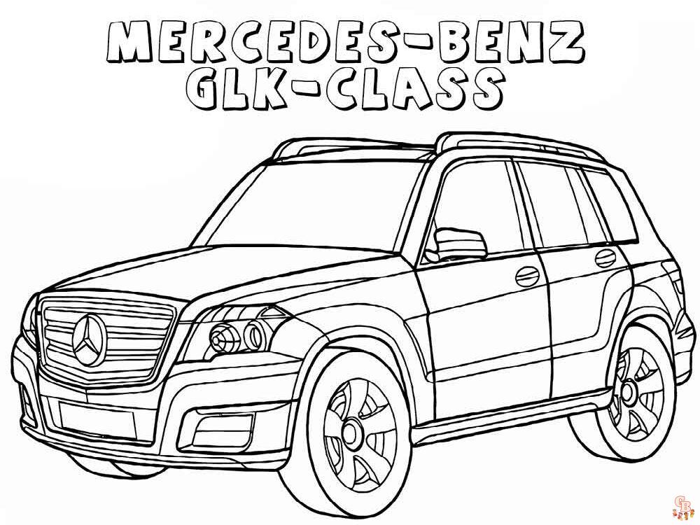 Ausmalbilder Mercedes 29