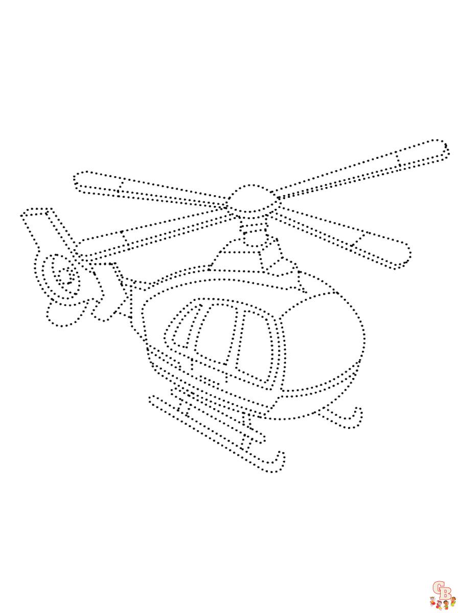 Helikopter Ausmalbilder 11