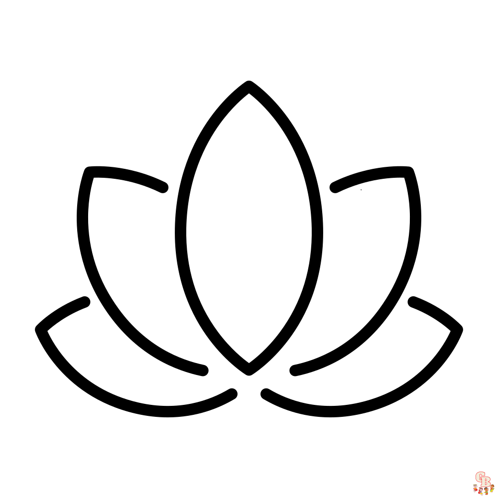 Lotusblueten ausmalbilder zum ausdrucken