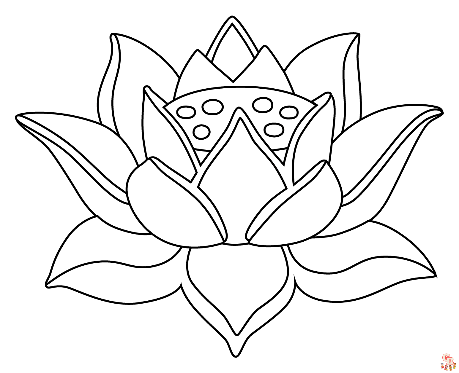 Lotusblueten zum ausdrucken