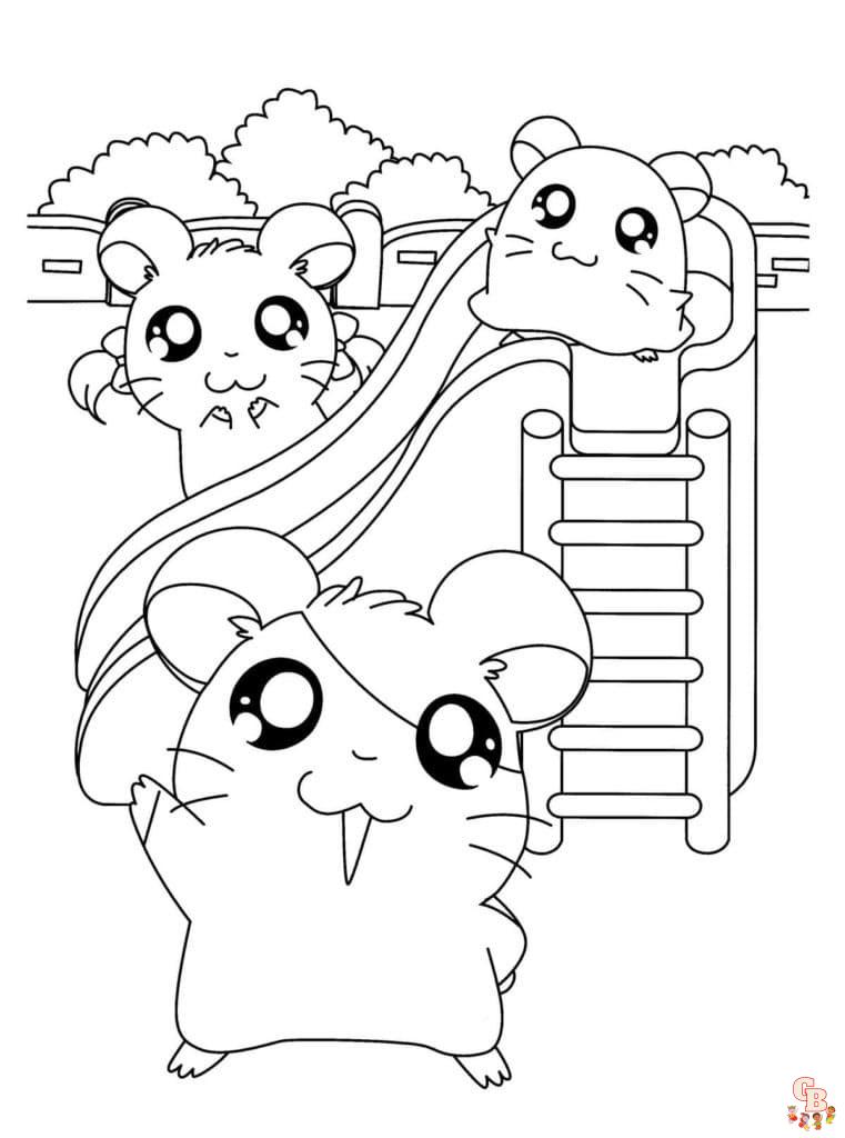 Malvorlagen Hamster 1