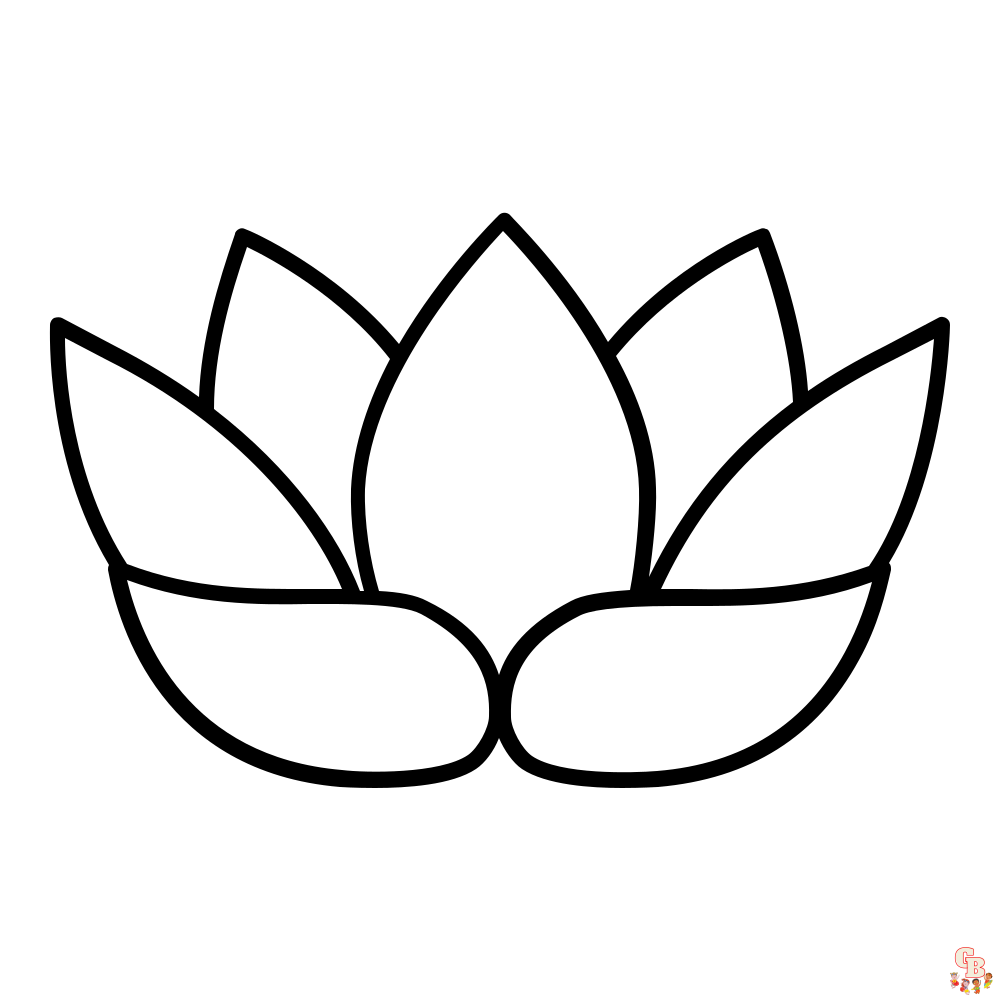 Malvorlagen Lotusblueten