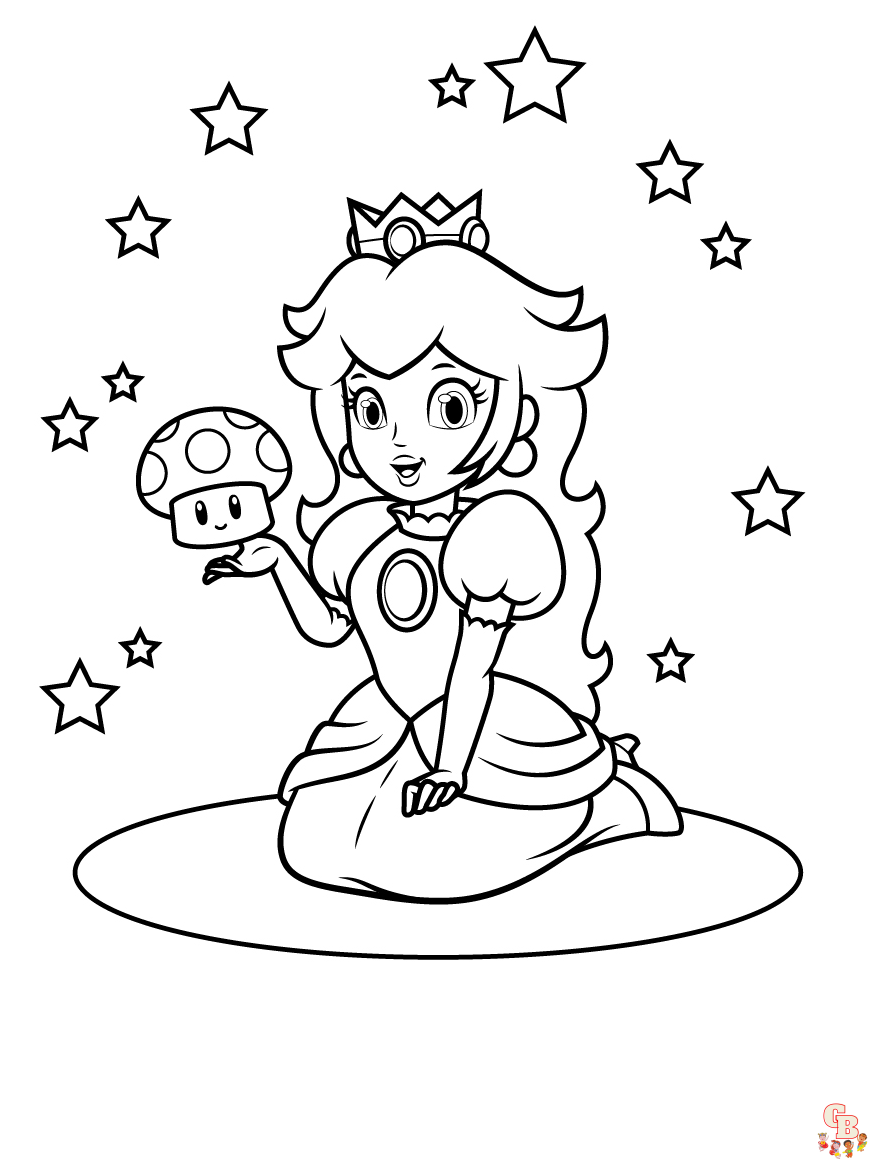 Princess Peach with Mushroom