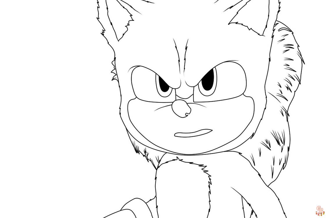 Sonic the Hedgehog 2 ausmalbilder kostenlos