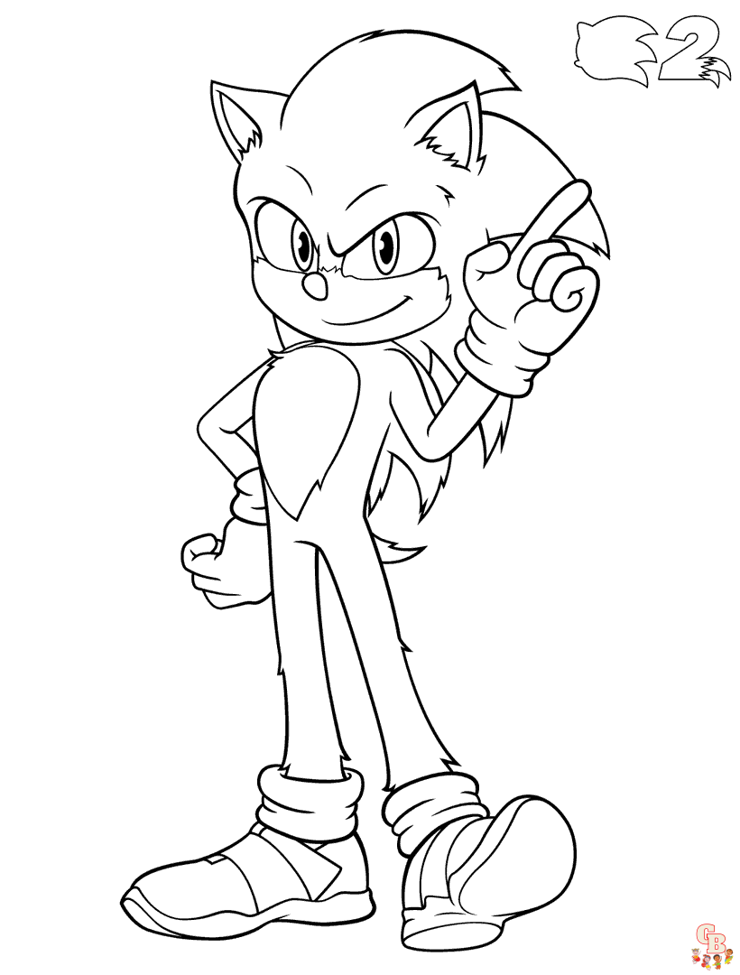 Sonic the Hedgehog 2 zum ausdrucken