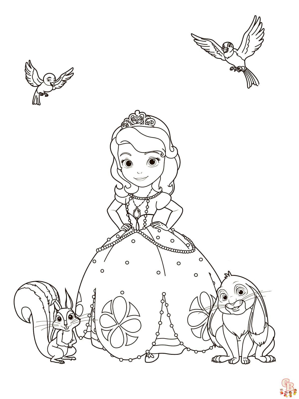 sofia the first coloring page21