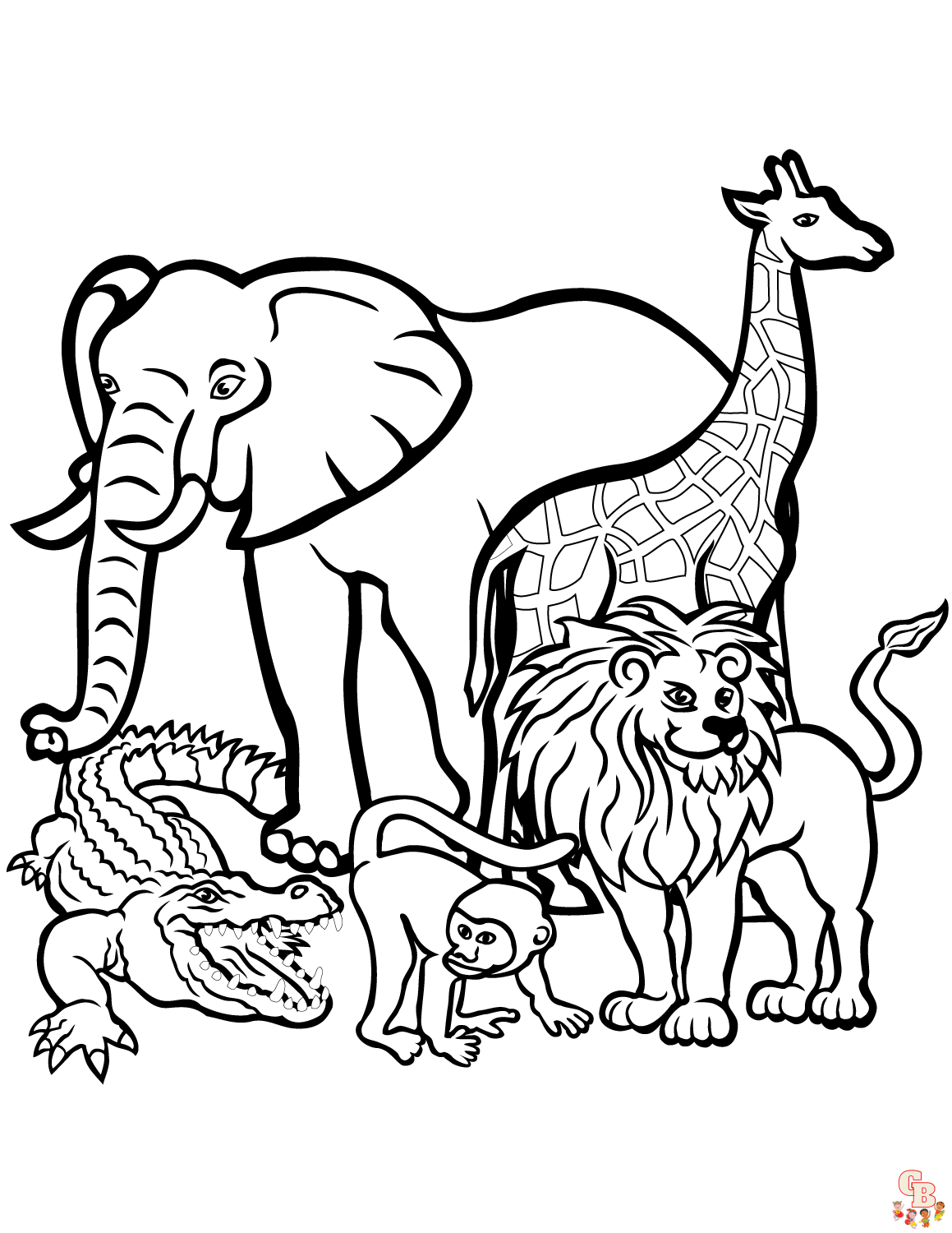 1548315523 african animals coloring page