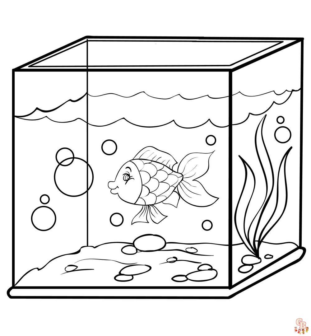 Aquarium zum ausdrucken