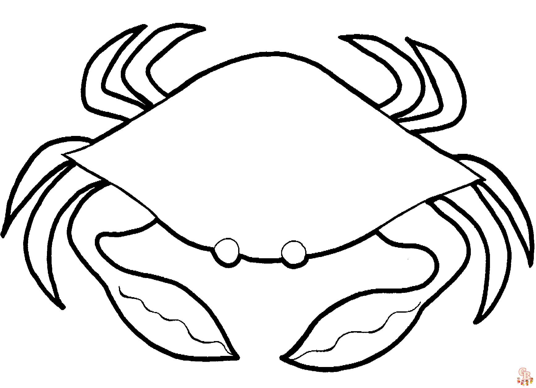 Krabbe Ausmalbilder fuer kinder