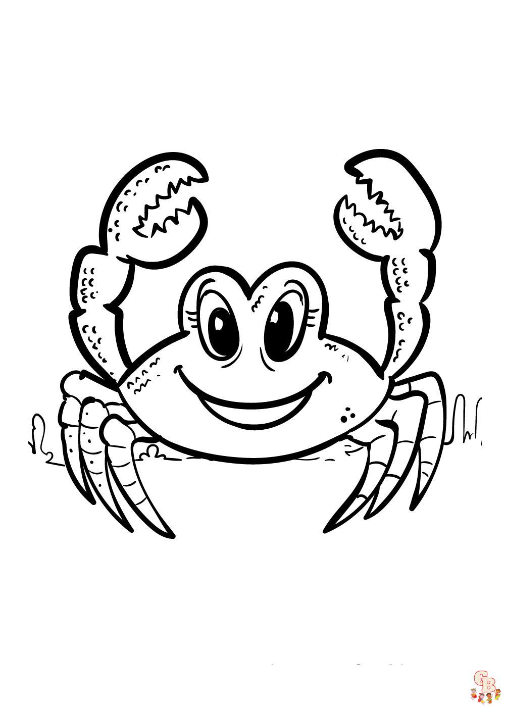 Krabbe ausmalbilder zum ausdrucken