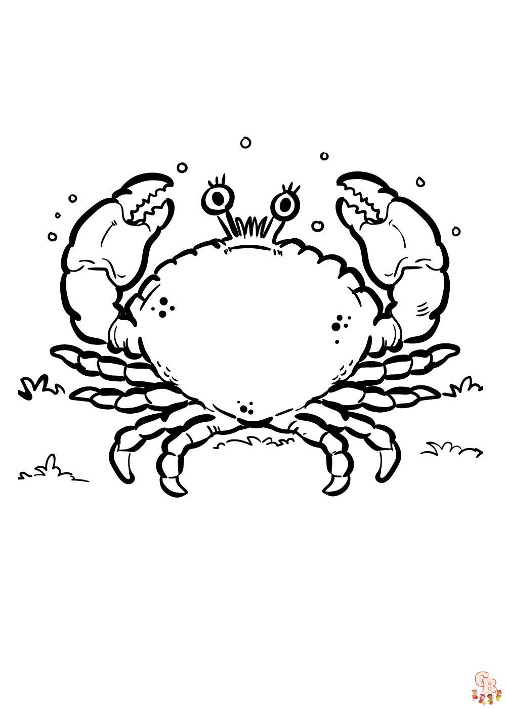 Krabbe zum ausdrucken