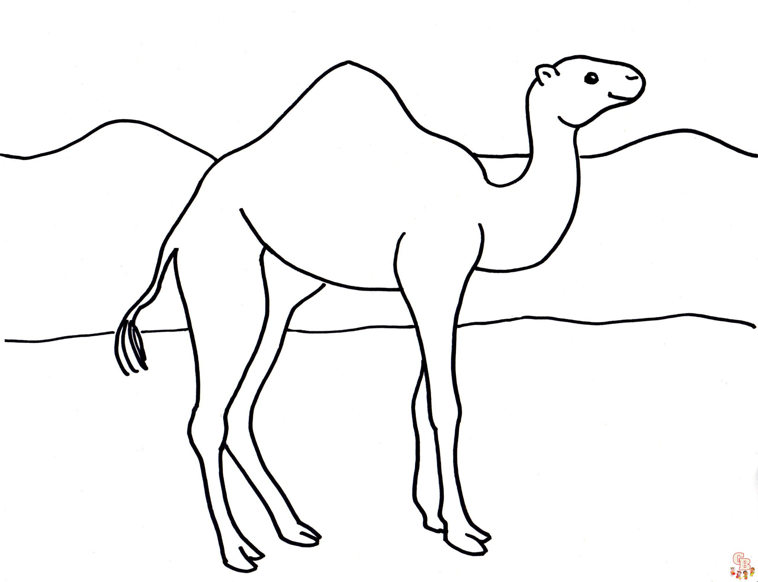 Malvorlagen Kamel
