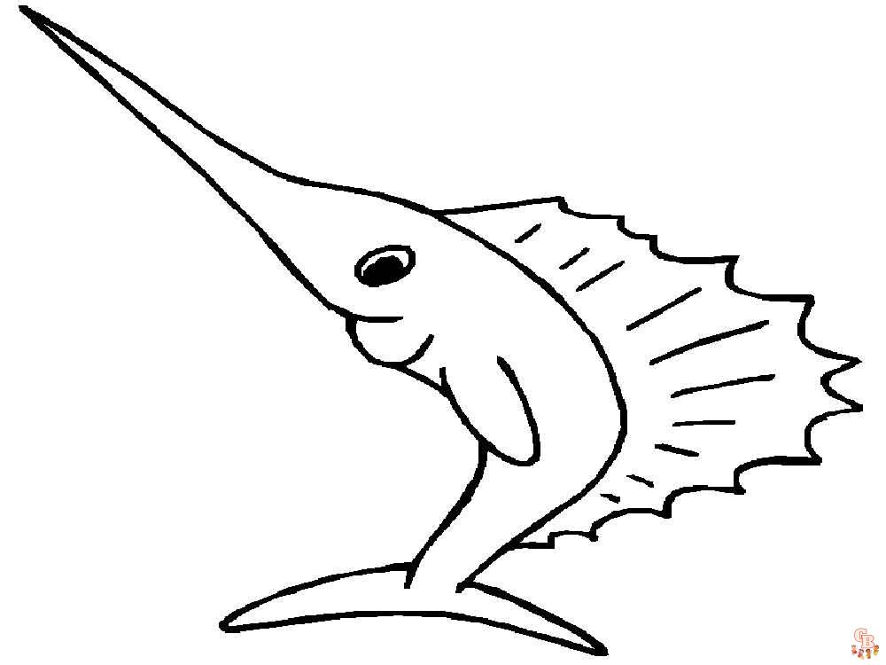 Malvorlagen Segelfisch