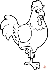 Rooster Coloring Pages ColoringAll 1