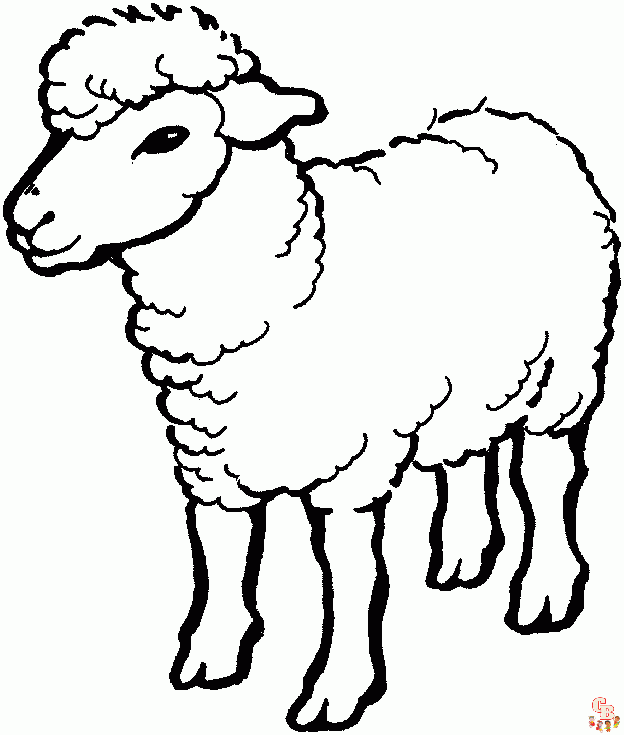 Schaf zum ausdrucken
