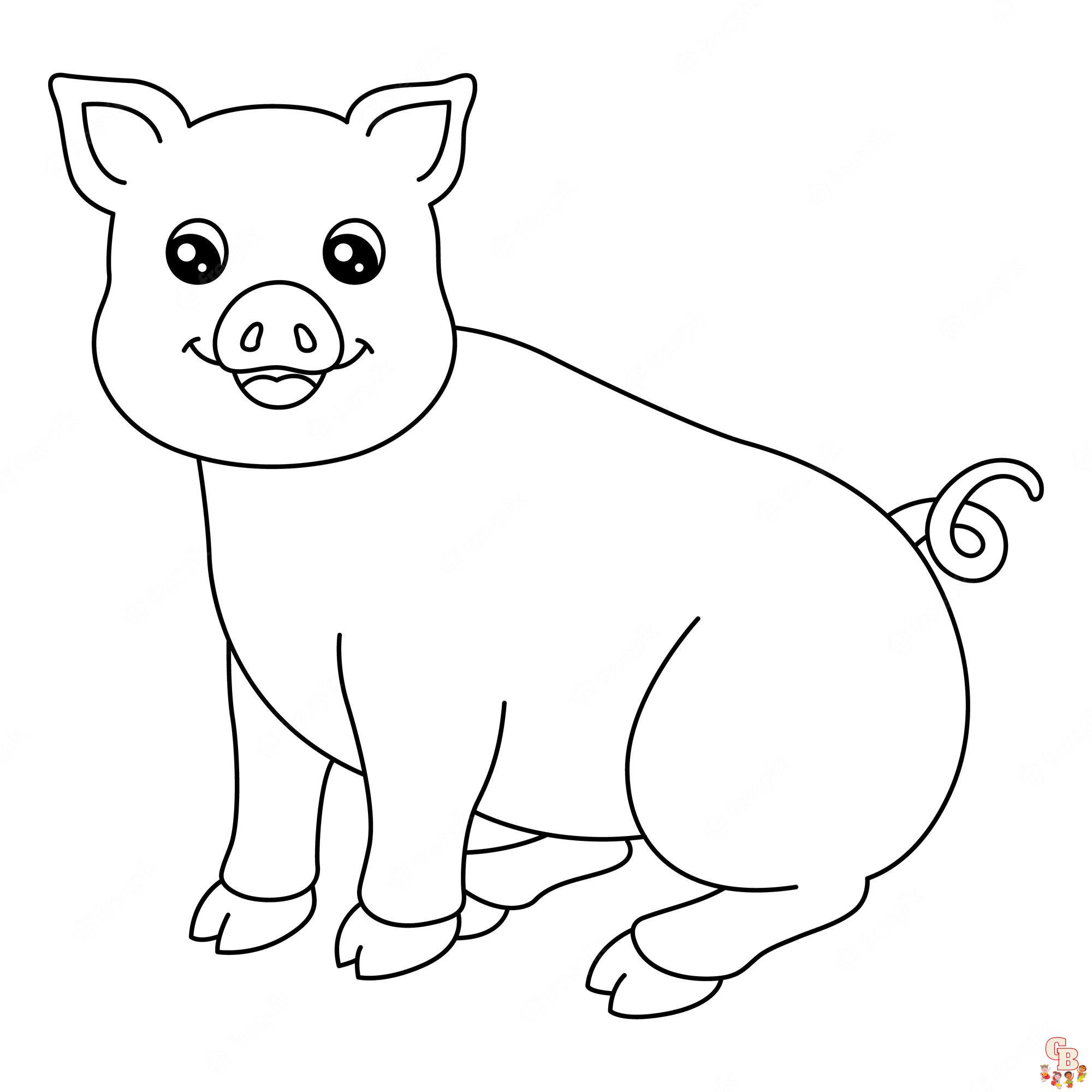 Schwein zum ausdrucken