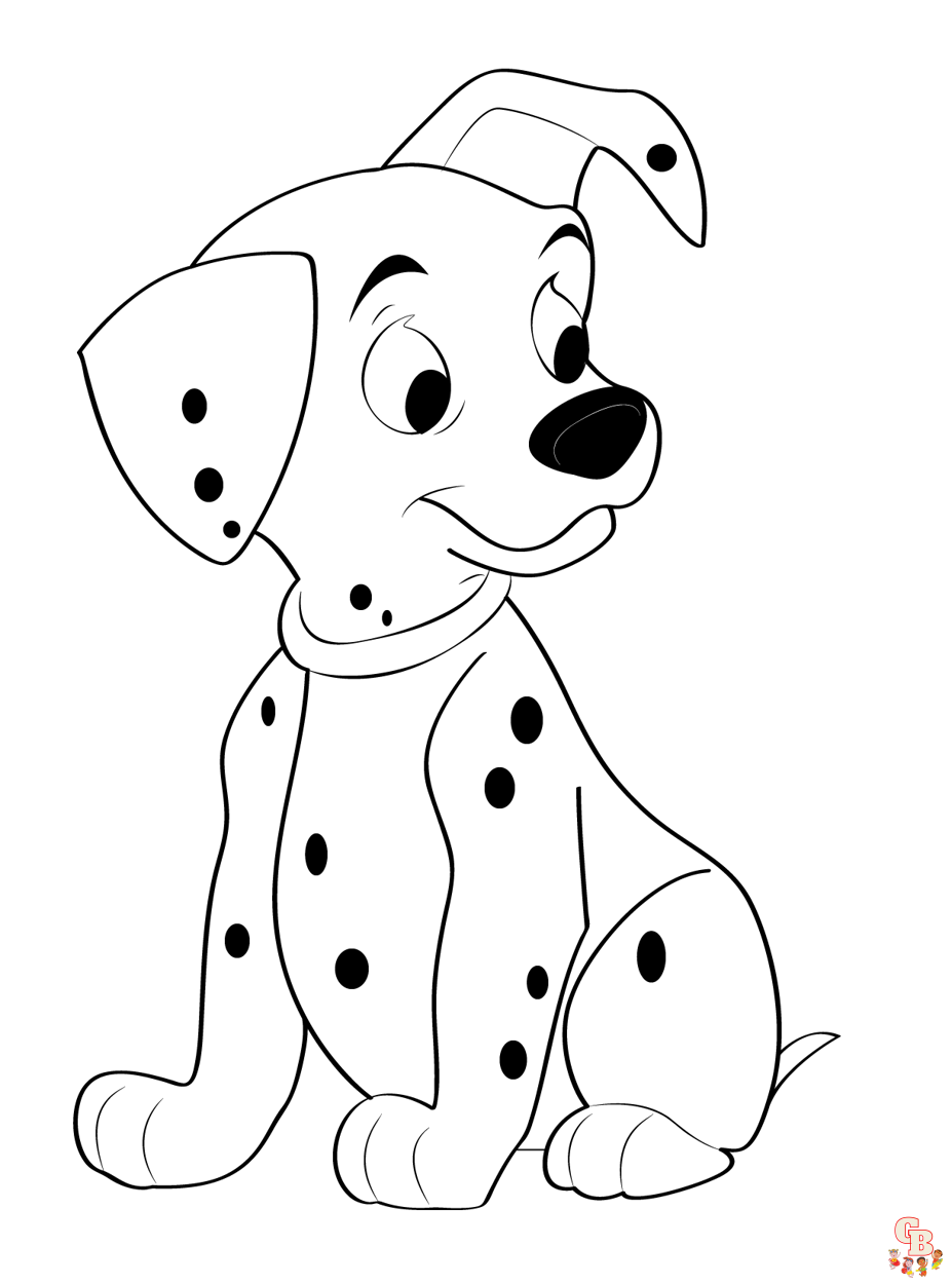 ausmalbilder kostenlosCartoon Hund